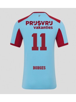 Feyenoord Goncalo Borges #11 Rezervni Dres 2025-26 Kratak Rukavima Feyenoord Goncalo Borges #11 Rezervni Dres 2025-26 Kratak Rukavima